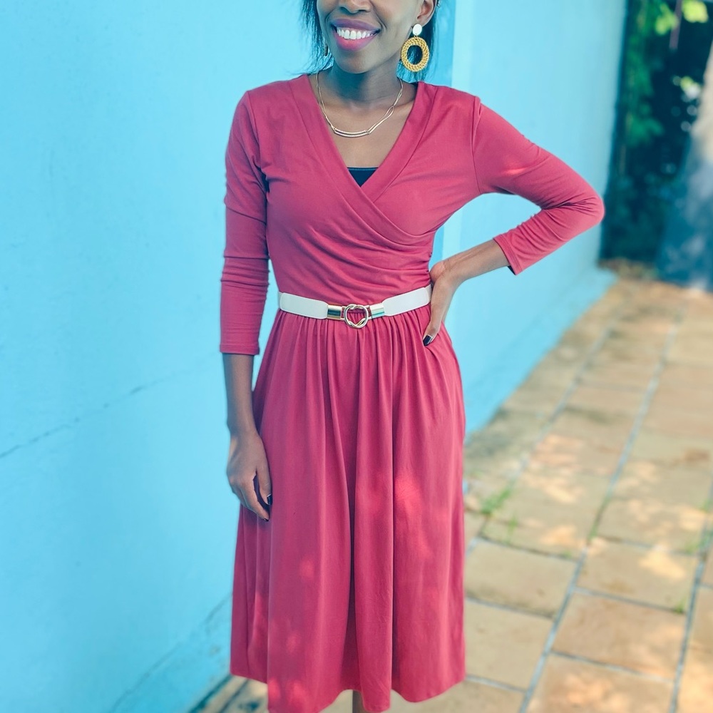 Very cute basic boutique dress with pockets from Neesees dresses.